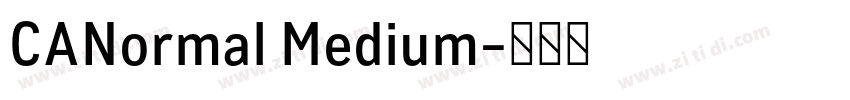 CANormal Medium字体转换